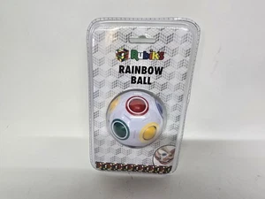 Rubiks Rainbow Ball Fidget Toy For Kids Children or Adults New WHITE Brand New - Picture 1 of 5