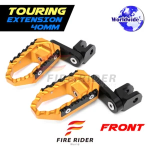 For Razor RAMBLER 12 RAMBLER 16 Gold Rider 40mm Adjustable Touring Footpegs - Picture 1 of 5