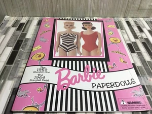 Vintage 1997 Unused Barbie Paper Dolls Set Coloring Book - Picture 1 of 3