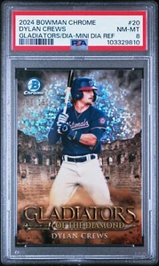 2024 BOWMAN CHROME GLADIATORS OF THE DIAMOND | MINI DIAMOND REFRAC - PSA Graded! - Bild 1 von 2