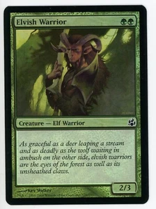 Elvish Warrior FOIL Morningtide MTG Magic the Gathering - Picture 1 of 2