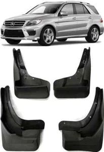 Genuine Set Splash Guards Mud Flaps FOR 2012-2015 Mercedes Benz ML63 ML AMG - Picture 1 of 8