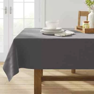 ⚡️Solid Tablecloth - Threshold- size 84"x 60" color Gray  Rectangle (shape) - Image 1 of 4