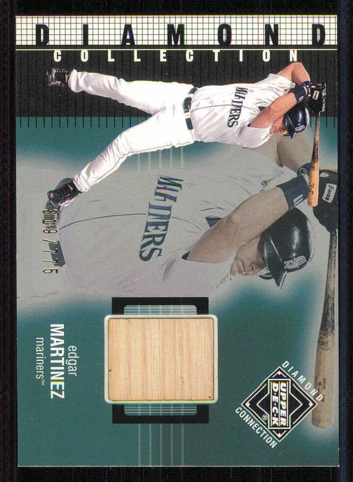 2002 Upper Deck Diamond Connection #397 Edgar Martinez DC Bat /775 - Image 1 of 2