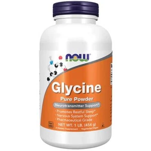 NOW Foods Glycine Pure Powder 1 lb Pwdr - Picture 1 of 2