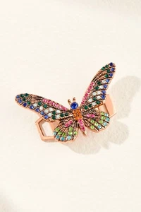 ONLY ONE! Keep Collective rose gold multi-pave BUTTERFLY Focal, NIP! - Picture 1 of 3