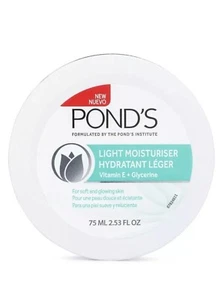 POND'S LIGHT CREMA IDRATANTE IDRATANTE LEGER Vitamina E + Glicerina 2,53 once 75 ml NUOVO - Foto 1 di 5