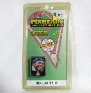 NOS 1999 Ken Griffey Pinheads Collectible Hat Pin Seattle Mariners 1st Edition - Picture 1 of 6