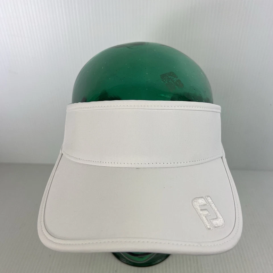 Visera de golf FootJoy ajustable blanca Foto 1 de 4