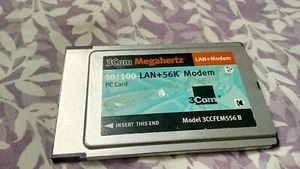 Tarjeta de PC módem 3Com Megahertz 10/100 LAN+56 3CCFEM556B - Imagen 1 de 2