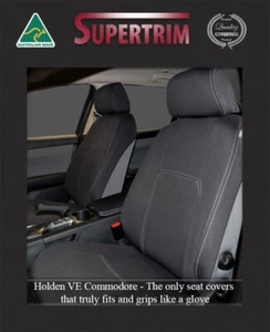 WATERPROOF PREMIUM NEOPRENE FRONT SEAT COVERS FIT HOLDEN VE COMMODORE SS (06-12) - Picture 1 of 9