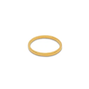 Gold Wedding Band Ring Solid 14K Yellow gold Comfort Fit Women/Men Promise band - Picture 1 of 12
