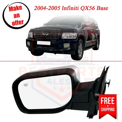 Kool Vue NS56CL Mirror Manual Folding Left Side for 2004-2005 Infiniti QX56 Base - Изображение 1 из 4