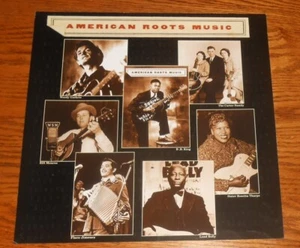 American Roots Musik Poster flach 2001 Promo 12x12 Country Folk Woodie Guthrie - Bild 1 von 2
