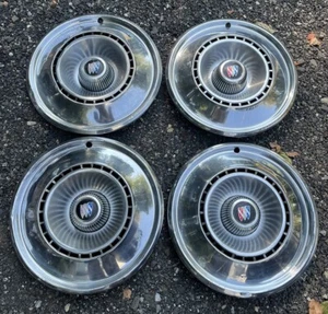 1968 Buick Lesabre Special 15" HUBCAPS Wheel Covers Set of 4 OEM Vintage 1014 - Picture 1 of 18