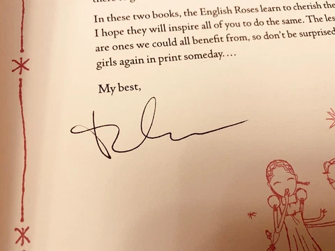 Madonna Queen of Pop Singer Rare The English Roses Signed Autograph Book Cover