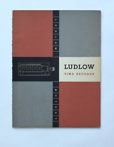 Ludlow Time Records. Sixth Educational Graphic Arts Exposition, Chicago, Septemb