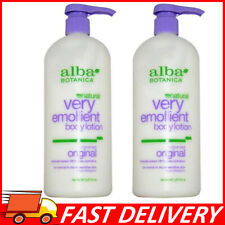 2-Pack Alba Botanica Very Emollient Body Lotion, Unscented, 32-Ounce Bottle