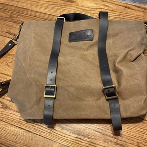 BASIL Hayden’s Tote Bag Messanger Bag Straight Bourbon Logo Leather Straps - Picture 1 of 14