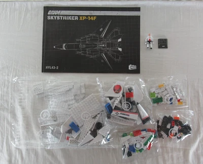 G.I. Joe Skystriker XP-14F Combat Jet & Ace Mega Bloks Mattel 2024 SEALED BAGS - Image 1 of 4