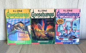 Gänsehaut Lot R.L. Stine Monster Blood II III IV Bücher Scholastic - Bild 1 von 8