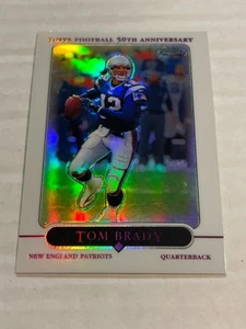 Topps 2005 cromo Tom Brady #46 refractor Patriots SP G3 - Imagen 1 de 2