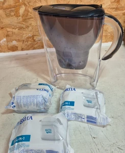 BRITA Marella Water Filter Jug Graphite Starter Pack incl 3x MAXTRA PRO All in 1 - Picture 1 of 12