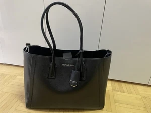 Michael Kors Damen Schultertasche Schwarz Kunstleder Groß - Bild 1 von 7
