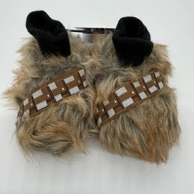 Nuevo Disney Star Wars Chewbacca imitación piel antideslizante durmientes para niños pequeños/niños Foto 1 de 4