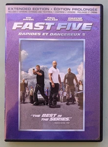 Fast Five (DVD, 2011, Extended Edition, Extended/Theatrical) DISC IS MINT - Picture 1 of 1