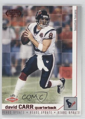 2002 Pacific Heads Update Red David Carr #72 Rookie RC - Image 1 of 2
