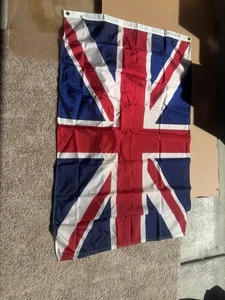 Riesige 3 Fuß x 5 Fuß hochwertige Großbritannien Flagge Vereinigtes Königreich - Bild 1 von 2