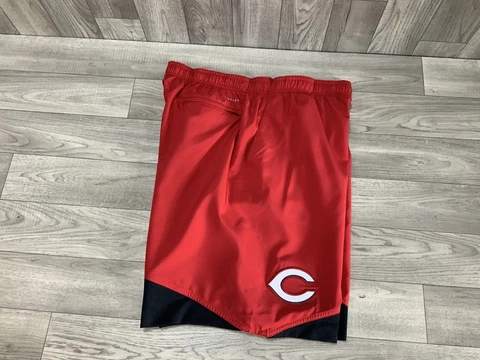 Nike Cincinnati Reds Athletic Shorts Mens Large MLB Dri-Fit Loose Cover