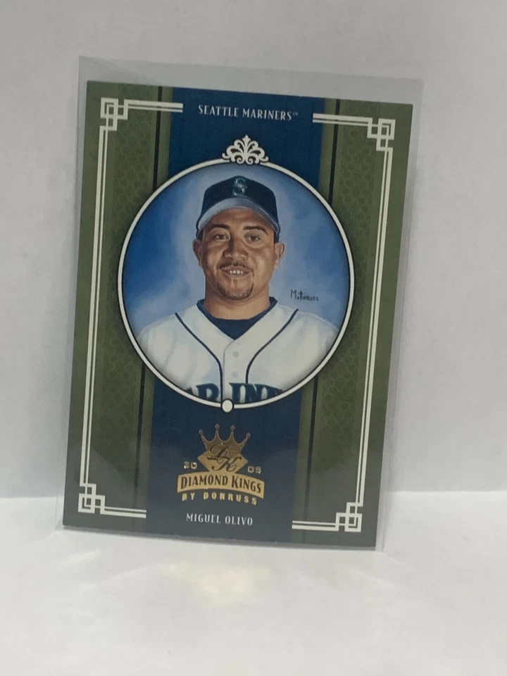 2005 Diamond Kings "HAWAII CONFERENCE" embossed - MIGUEL OLIVO #'d/10 - Image 1 of 2