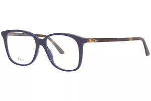 Christian Dior Montaigne55 JBW Eyeglasses Frame Women's Blue Havana 52mm - Picture 1 of 5