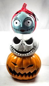 Nightmare Before Christmas Jack & Sally Light Up 18.5" Blow Mold New with Tags - Picture 1 of 10