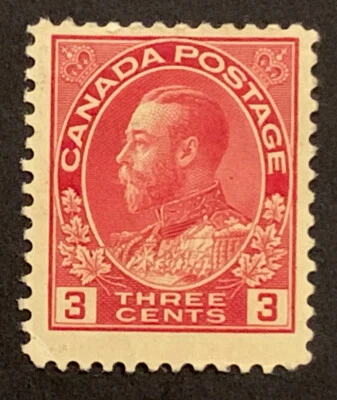 Sellos de viaje: estampillas de Canadá de 1912-1925 # 109, valor OG H Scott $17,00 Foto 1 de 4