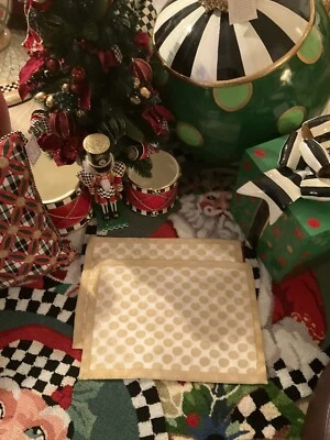 Mackenzie-Childs SWEETBRIAR BIG DOT Placemats 1 Set Of 2. NIP. - Image 1 of 4