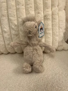 BNWT Jellycat "I am Small Bashful Llama" RARE & RETIRED BASS6LL Very Soft Little - Picture 1 of 8