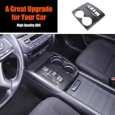 ABS Carbon Fiber Center Gear Shift Panel Cover Trim for Honda Pilot 2016-2023 US - Image 1 of 4