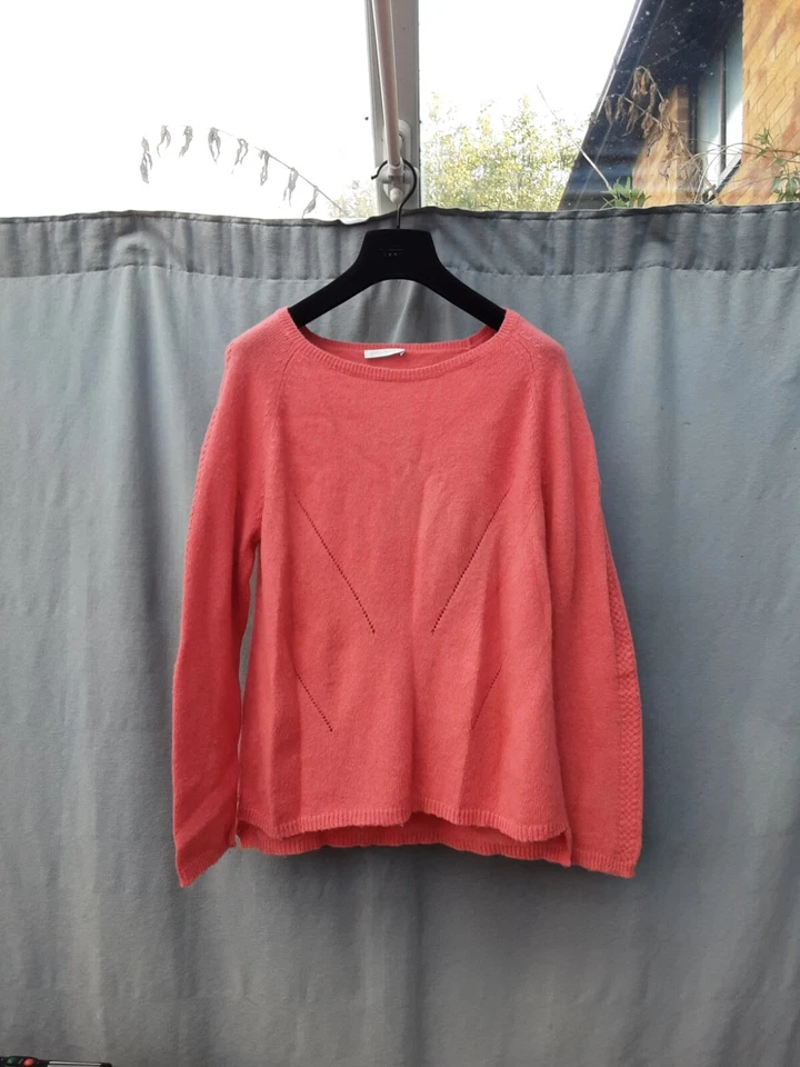 Jersey Promod Rosa Lana Mezcla Angora Talla L Foto 1 de 4