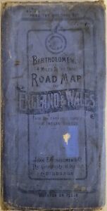 Bartholomew's 4 Miles To The Inch Road Map Of England & Wales