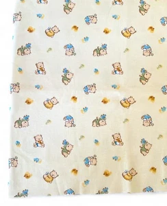 Jo-Ann Fabric Yellow Teddy Bear Stretch Jersey Fabric 55 x 27 - Picture 1 of 4