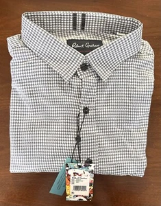 Robert Graham Mens Geometric Business Button-Down Dress Shirt 2XL Bloomingdale’s - Picture 1 of 11