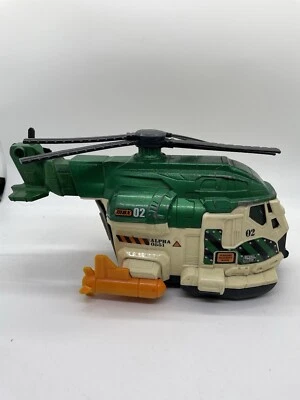 Matchbox Cloud Chopper On A Mission Mattel Die Cast Vehicle Green Alpha 0551 E - Image 1 of 4