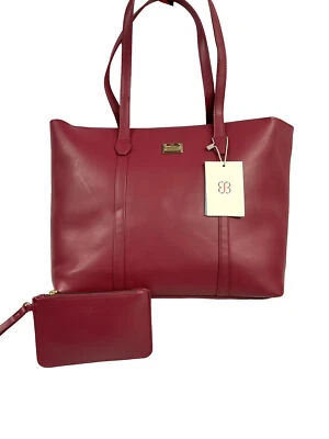 BESSIE XXL WINE COLOUR SHOULDER BAG NEW SEASONS SOFT FEEL WITH INNER I PAD ZIP U - Image 1 of 4