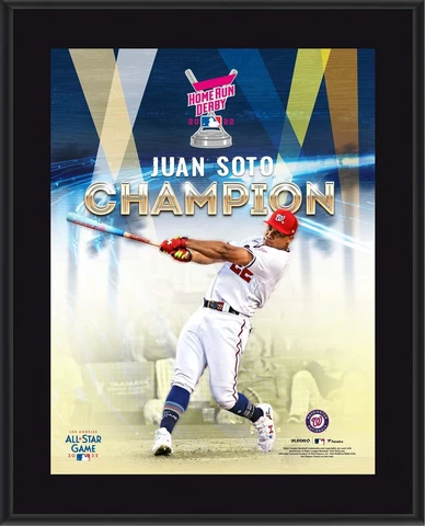 Juan Soto Washington Nationals 10.5" x 13" 2022 Home Run Derby Cover