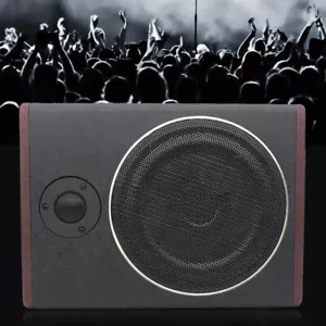 8" Under Seat Subwoofer Shallow Subwoofer Underseat Bass Active Passive Car 600W 12V - Picture 1 of 10