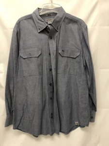 CARHARTT Men's Relaxed Fit Shirt Long Sleeve - Button Down - Size L - Picture 1 of 5