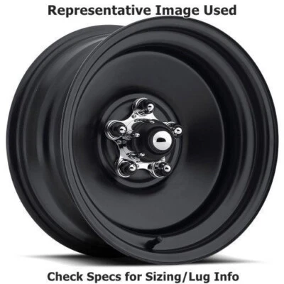 U.S. Wheel 68-5012 Series 68 Rat Rod 15x10" Wheel, 5x4.5 Bolt Pattern, Black NEW - Image 1 of 4